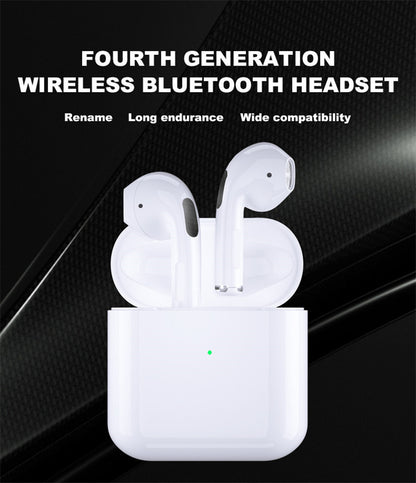 EARBUDS AIRPOD Pro4 Fourth Generation Pro5 Fifth Generation Wireless Bluetooth Headset TWS Sports Bluetooth Headset Open Cover Pop-Up Window