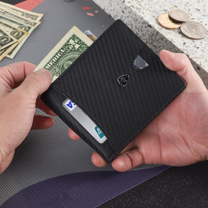 Bifold RFID Card Wallet Carbon Fibre