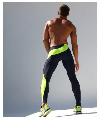 Men's Sports Tight Stretch Workout Pants Track And Field Training Pant