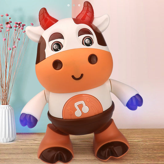 Robot COW Music And Light Swing Dance Robot Electric Doll