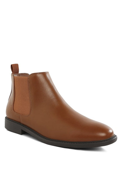 MEN"S DRESS BOOTS! Fraser Men's Faux Leather Boots