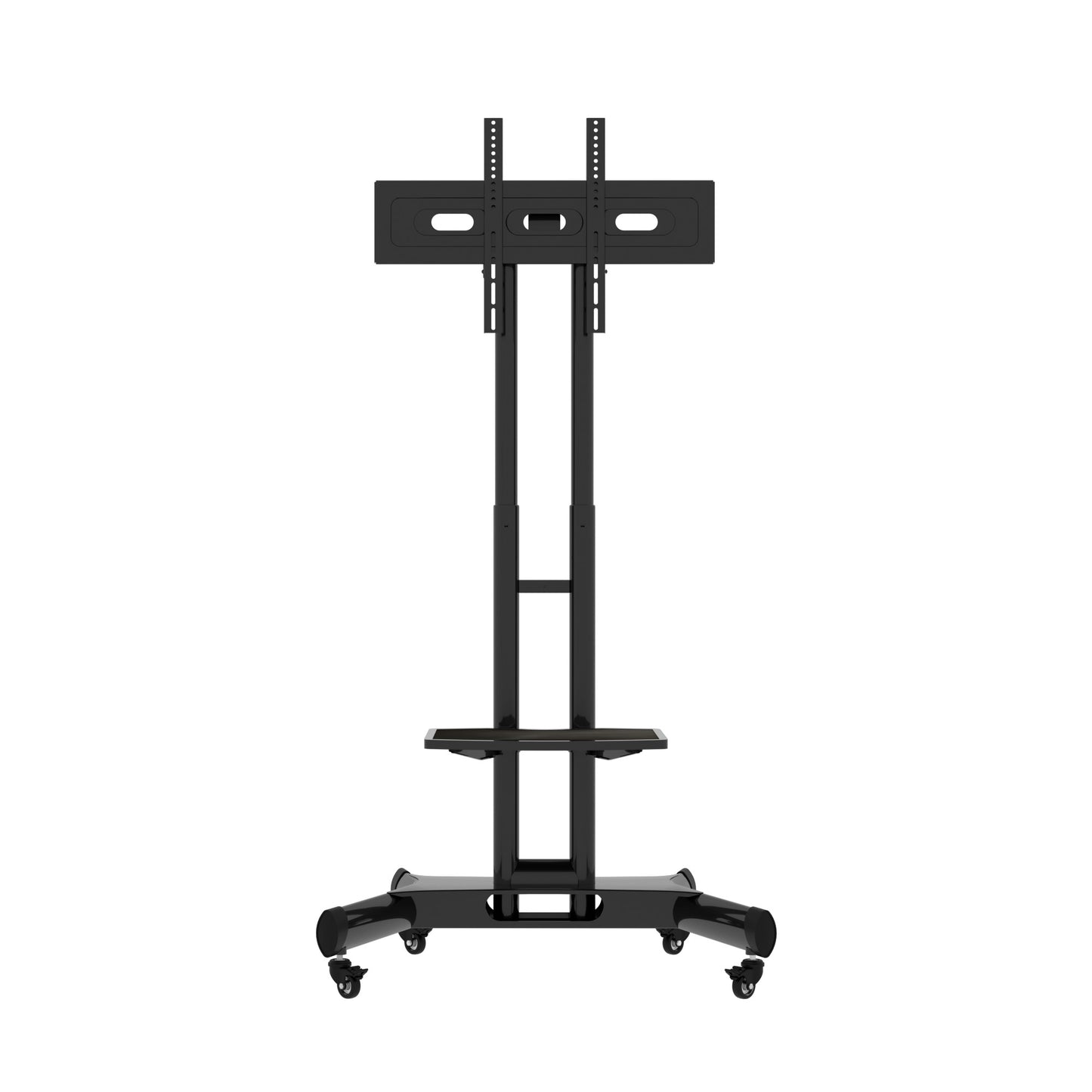 FANCO Universal Rotating TV Stand, suitable for 32-80 inch TVs, adjustable tilt height, maximum VESA 600x400mm (black)