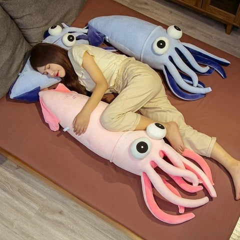 Full Size Squid Soft Stuffed Plush Pillow  Body Pillow