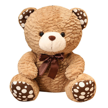 Cuddly Soft Polka Dot Teddy Bear Doll Plush Toy