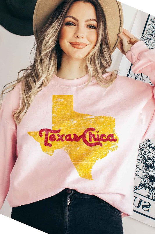 WOMEN'S TEXAS CHICA GRAPHIC SWEATSHIRT