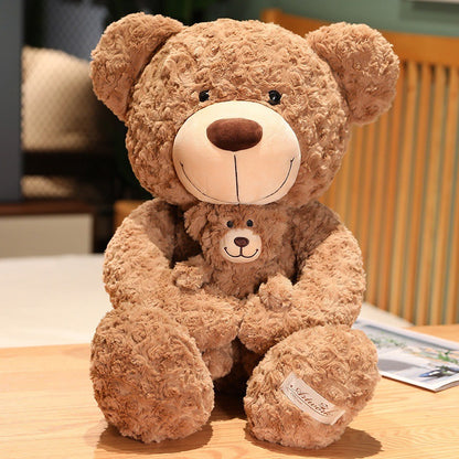 Teddy Bears   Mother And Child Bear Cute Plush Pillow