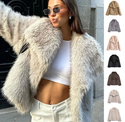 Fashion Favorite Winter Plush Coat just in time for winter season