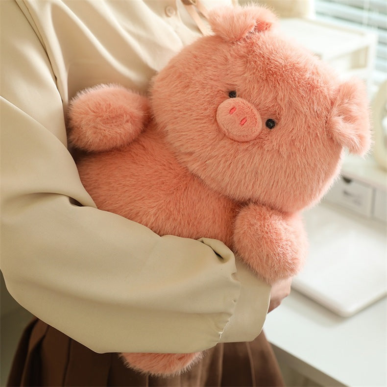 Lying Flat Series Chubby Pig Doll Plush Toy