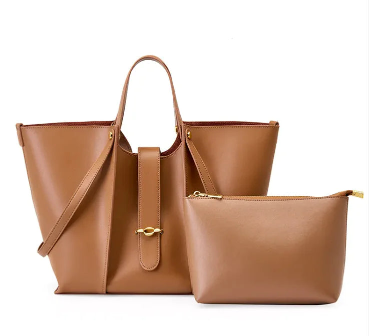 High Grade Cow hide Style Elegant Essential Tote