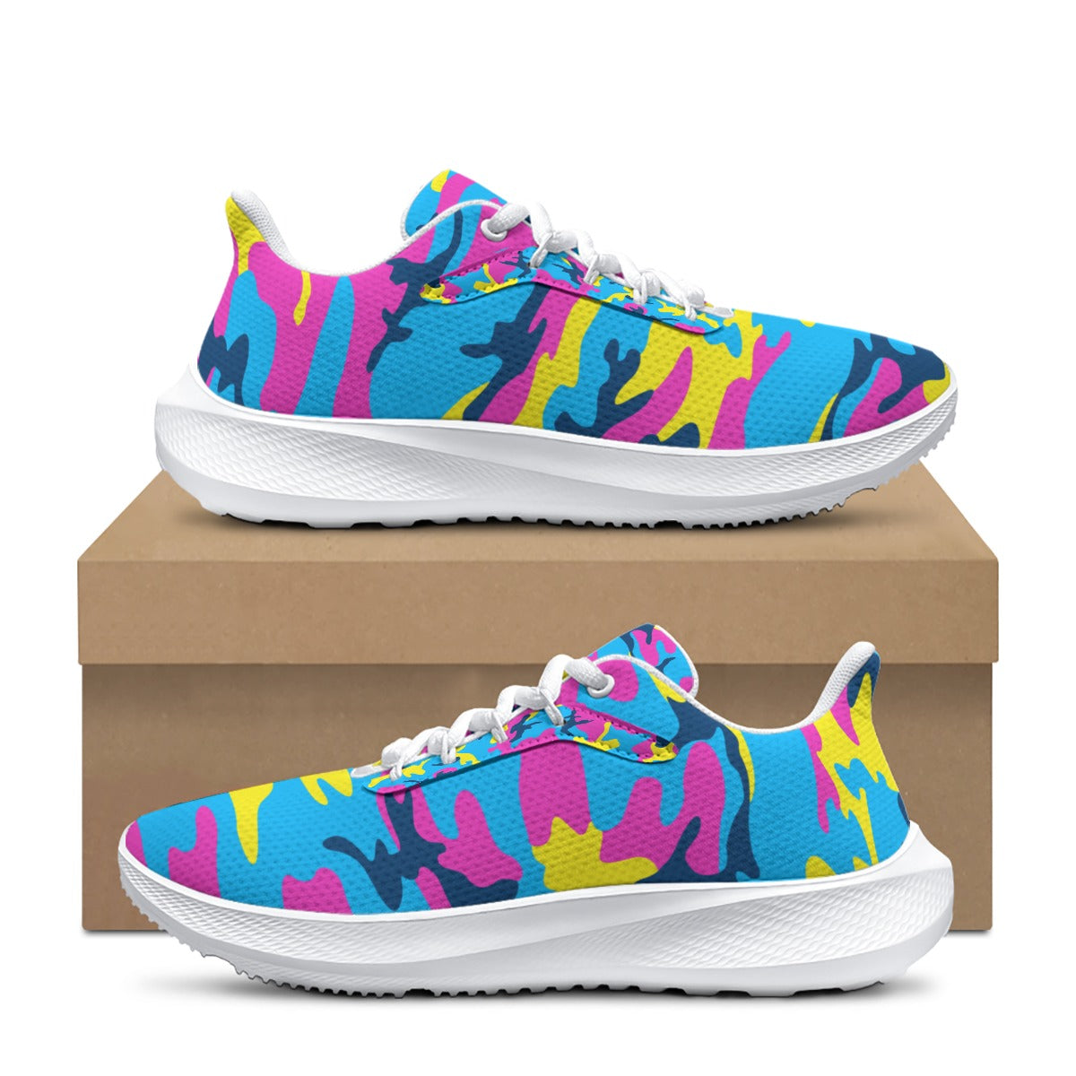 K&S Concepts Multi Color CAMO Women's Road Running Shoes