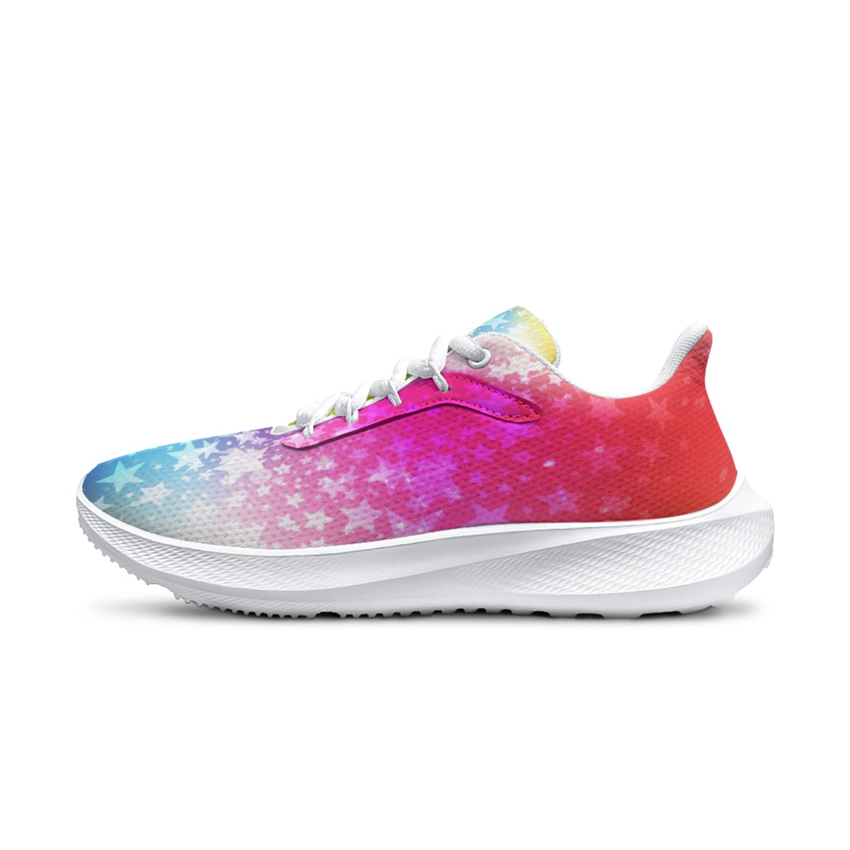 K& S Concepts Sparkle Stars Women's Custom Designed Road Running Shoes Limited Stars Edition - K & S Concepts Inc