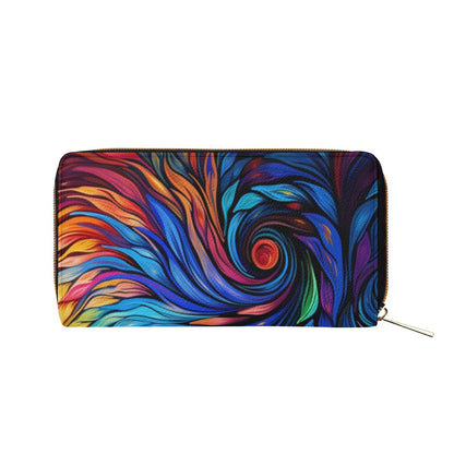 K & S Concepts Peacock Feather Designer Mini Purse