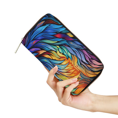 K & S Concepts Peacock Feather Designer Mini Purse