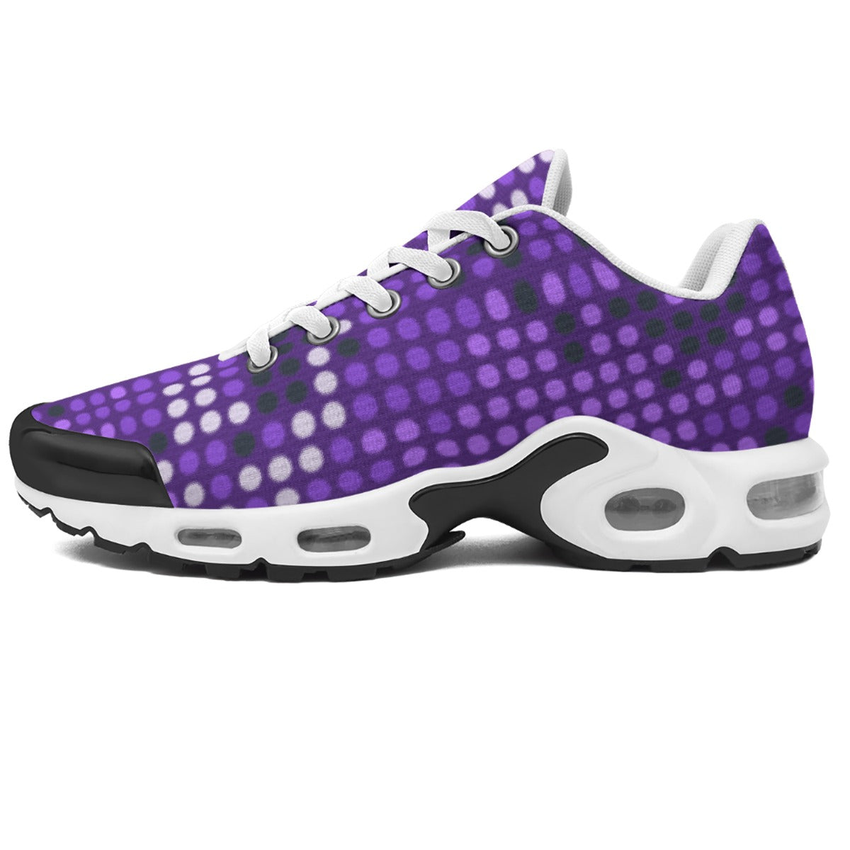 Men's Air Purple Disco Design Cushion Sports Shoes