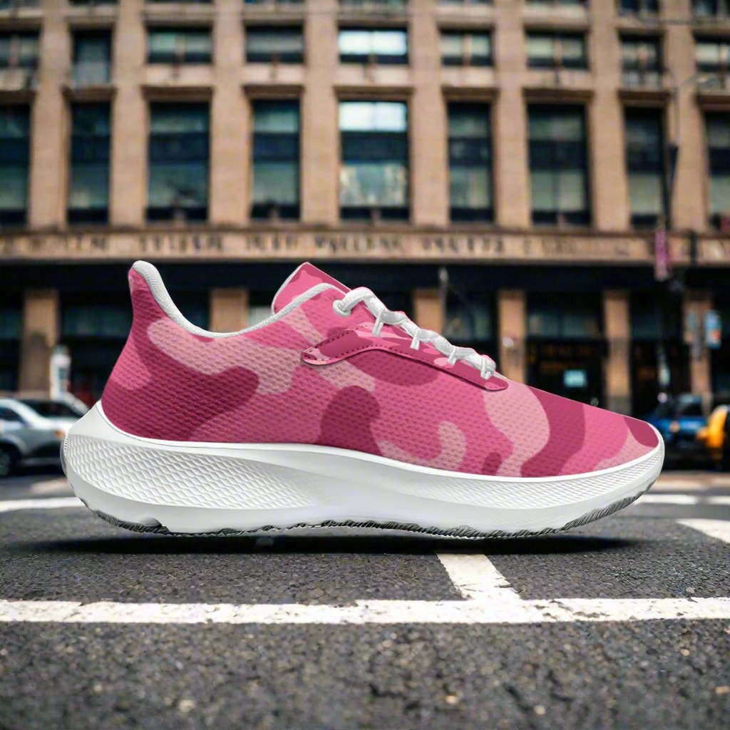 K&S Concepts Pink CAMO Women's Road Running Shoes