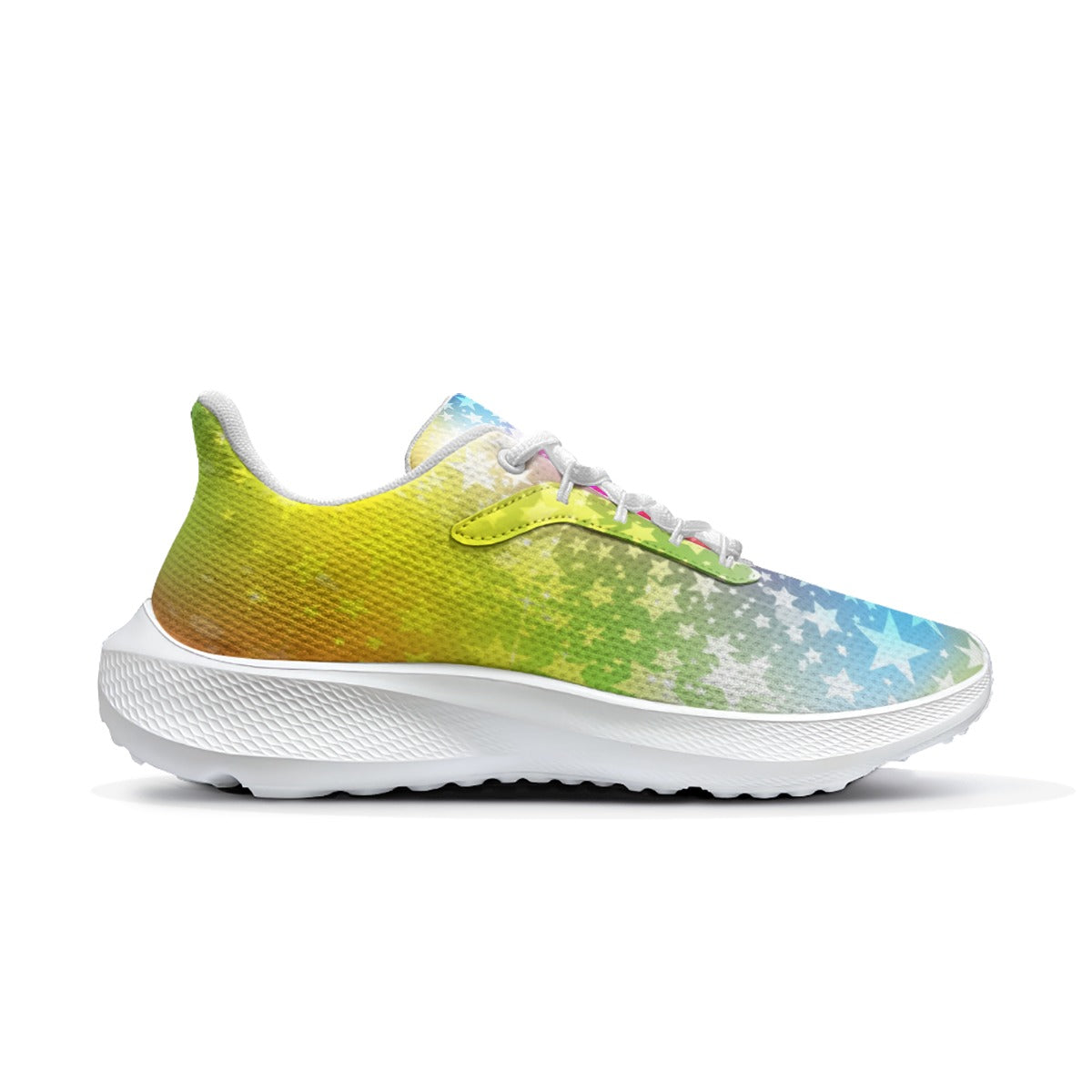 K& S Concepts Sparkle Stars Women's Custom Designed Road Running Shoes Limited Stars Edition - K & S Concepts Inc