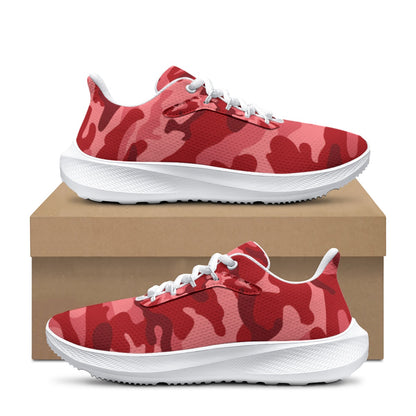 K&S Concepts Red CAMO Women's Road Running Shoes