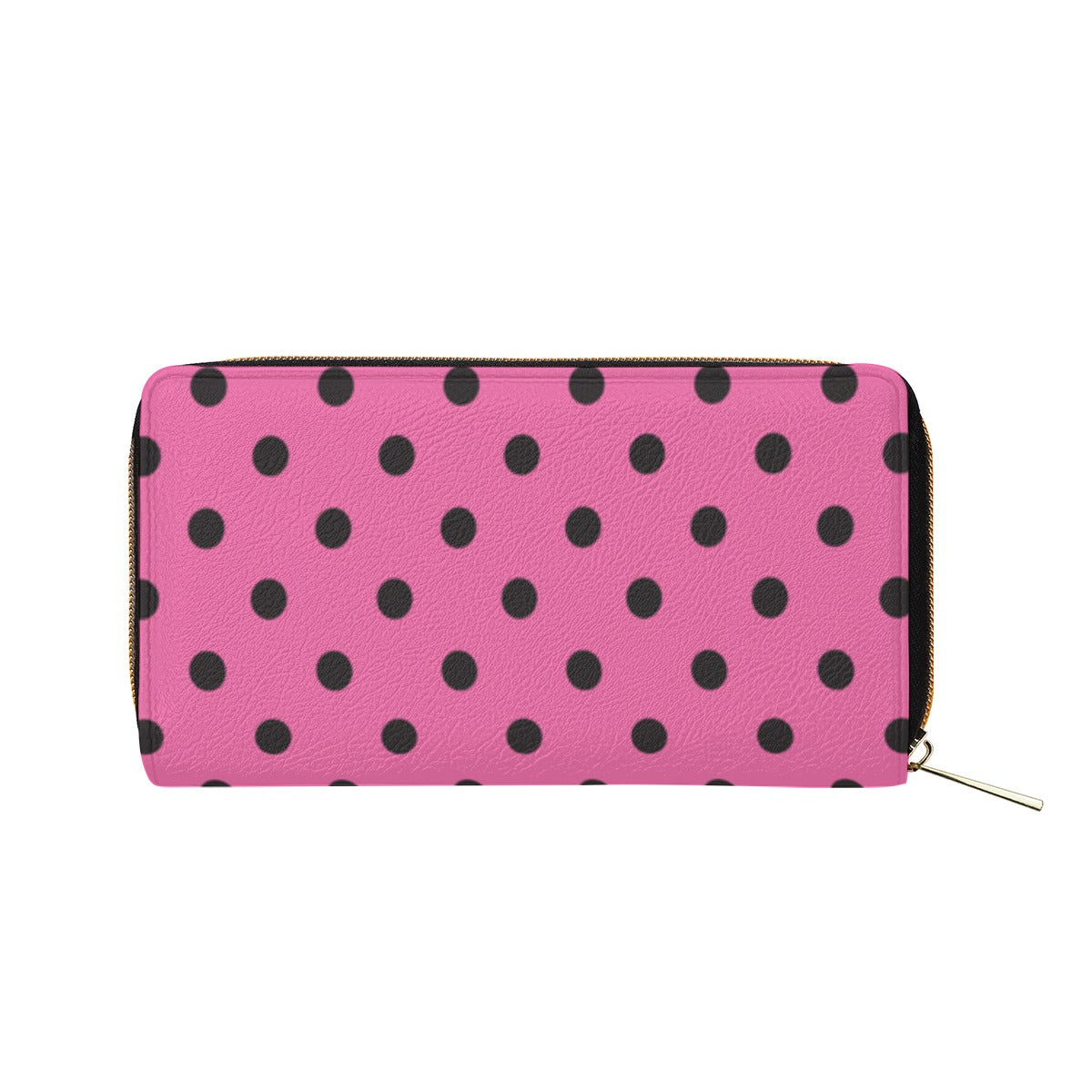 K & S Concepts Pink & Black Polka Dot Designer Mini Purse