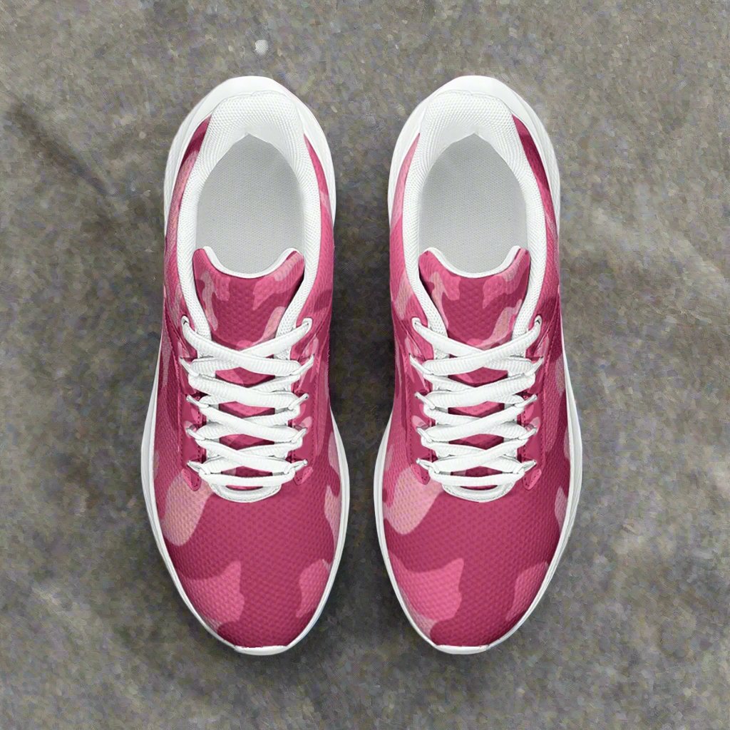 K&S Concepts Pink CAMO Women's Road Running Shoes