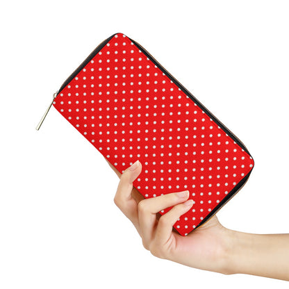 K & S Concepts Red & White Polka Dot Designer Mini Purse