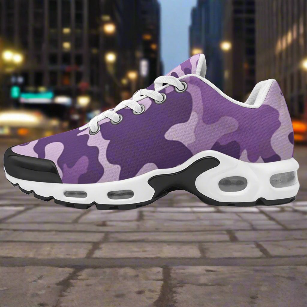 K&S Concepts Purple CAMO Men's Air Cushion Sports Shoes