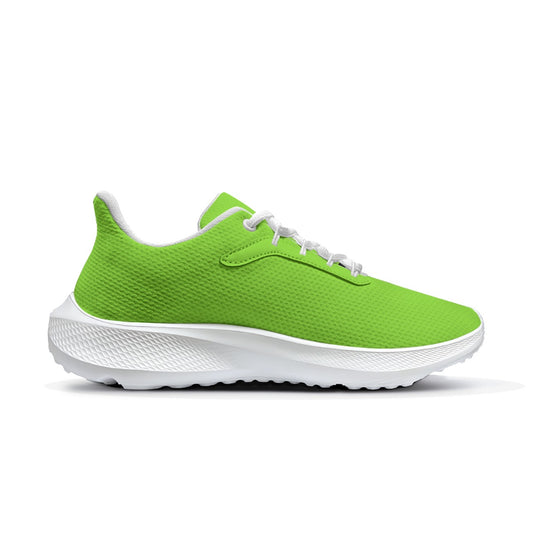 Athletic Shoes -Plain LIme Green Women's Road Running Shoes -Running Casual Trainer Shoes