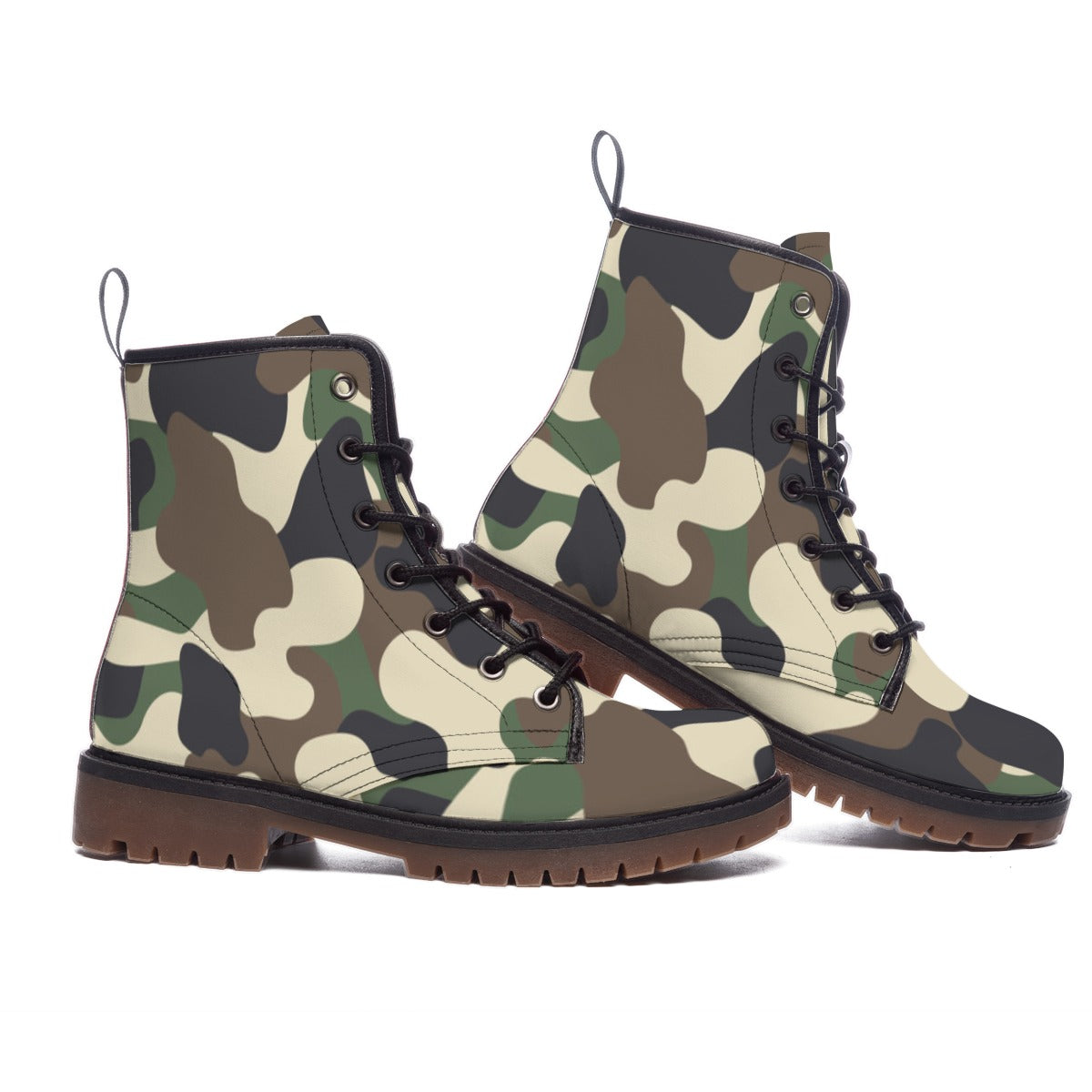 NEW & HOT DEAL! Women's Basic Camo Combat Short Boots