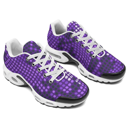 Men's Air Purple Disco Design Cushion Sports Shoes