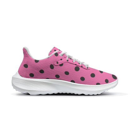 Women's Pink Lady Bug Road Running Shoes