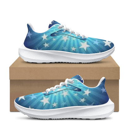 K&S Concepts Blue w/Star Women's Road Running Shoes