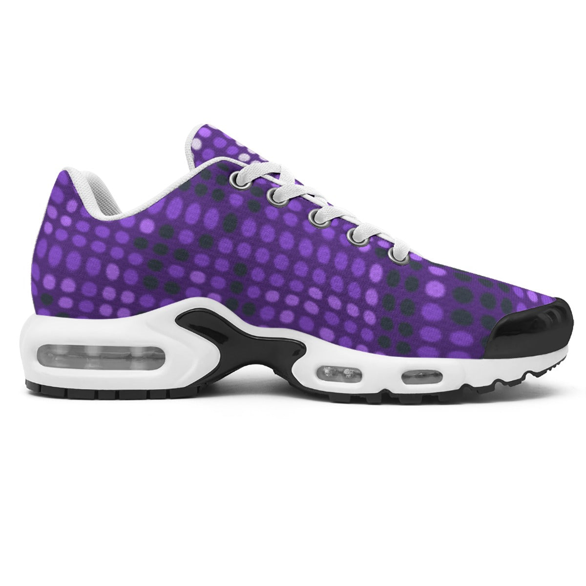 Men's Air Purple Disco Design Cushion Sports Shoes