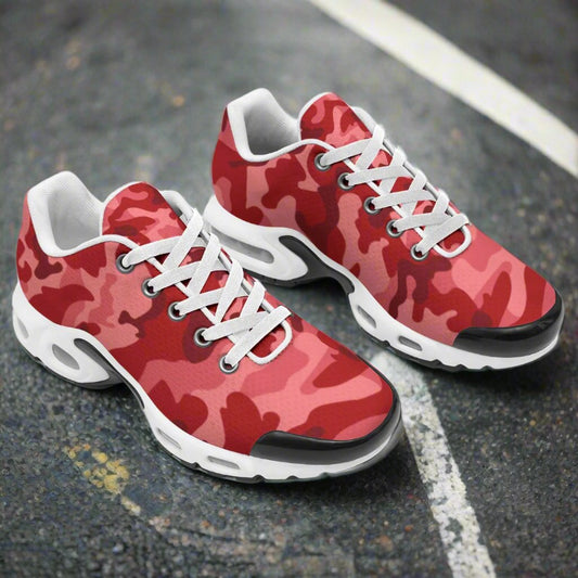 K&S Concepts Red CAMO Men's Air Cushion Sports Shoes