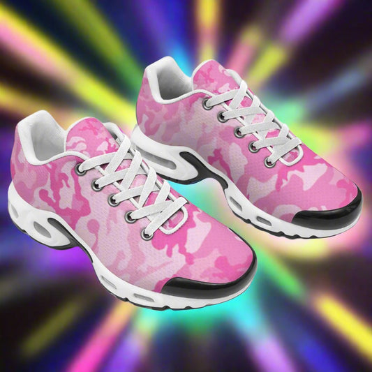 K&S Concepts Pink Camo Men's Air Cushion Sports Shoes