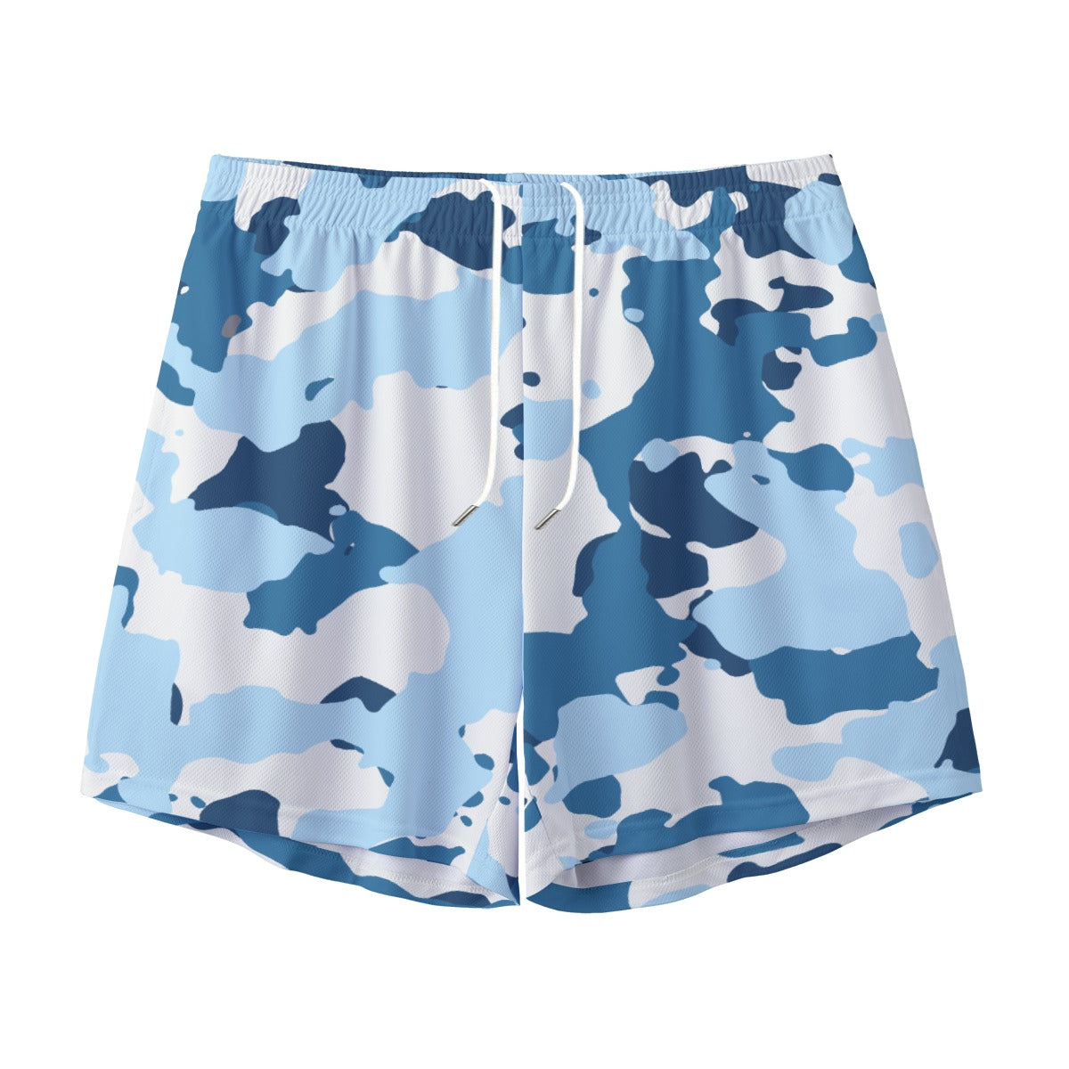 CAMO BLUE MEN'S SPORTS SHORTS - K & S Concepts Inc