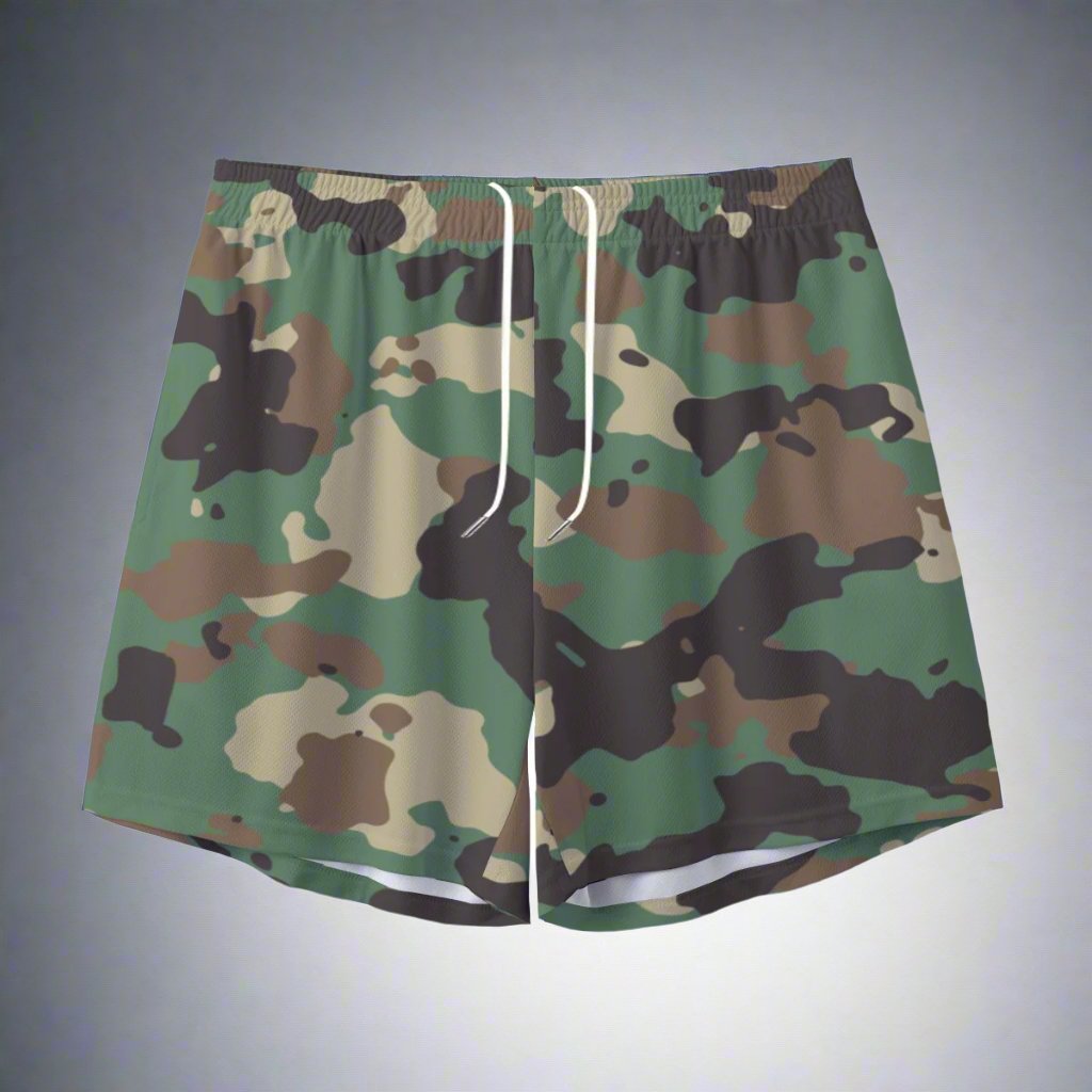 Camo Men's Sports Shorts - K & S Concepts Inc