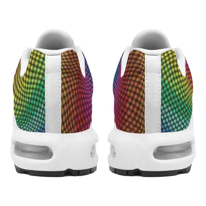 Exclusive Design -Men's Skyline Rainbow Shimmer Designer Casual Trainer Athletic Road Running Shoes