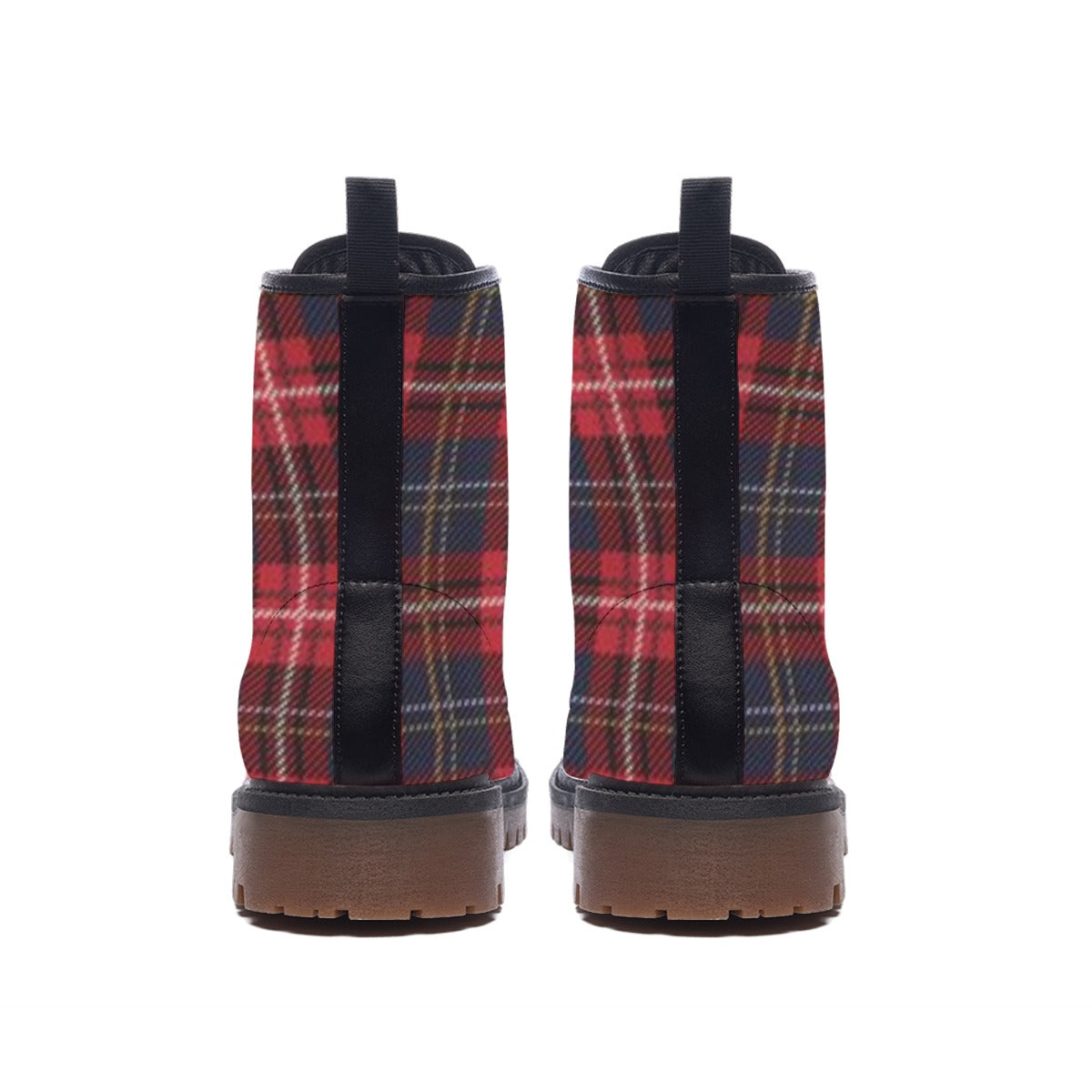 NEW EXCLUSIVE DESIGN!  HOT DEAL! SALE!  Women's Red Line Plaid Cabin Design Short Boots