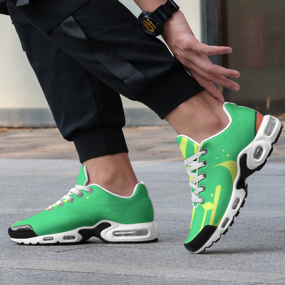 Men's Kermit Design Air Cushion Sports Shoes