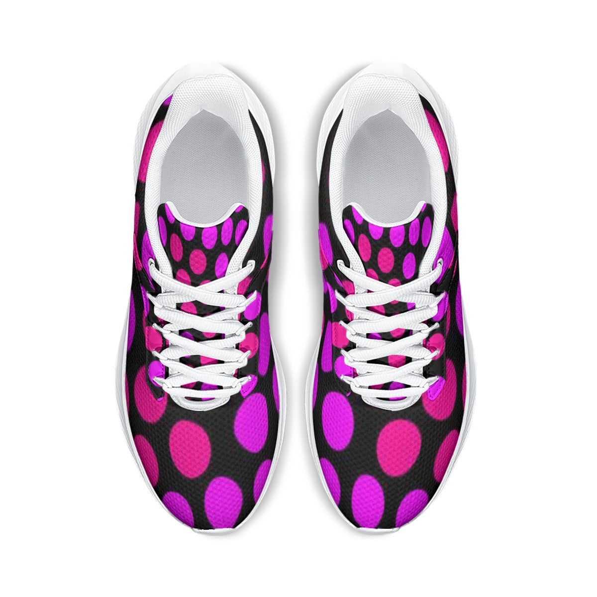 Women's HOT PINK LADY BUG DESIGN Road Running Shoes