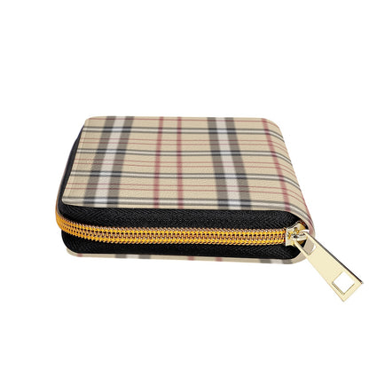 K & S Concepts Tan Plaid Designer Mini Purse