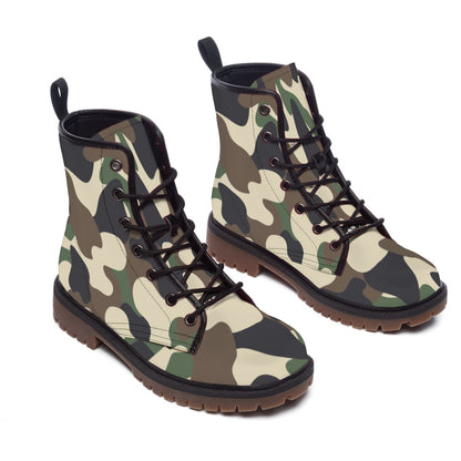 NEW & HOT DEAL! Women's Basic Camo Combat Short Boots