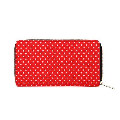 K & S Concepts Red & White Polka Dot Designer Mini Purse