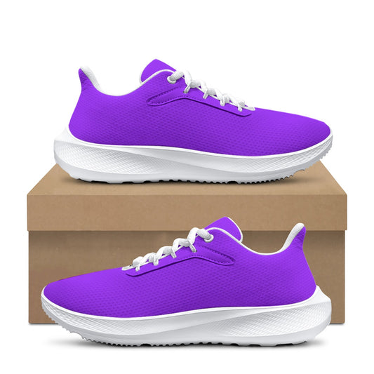 Athletic Shoes -Plain Purple Women's Road Running Shoes-Running Casual Trainers