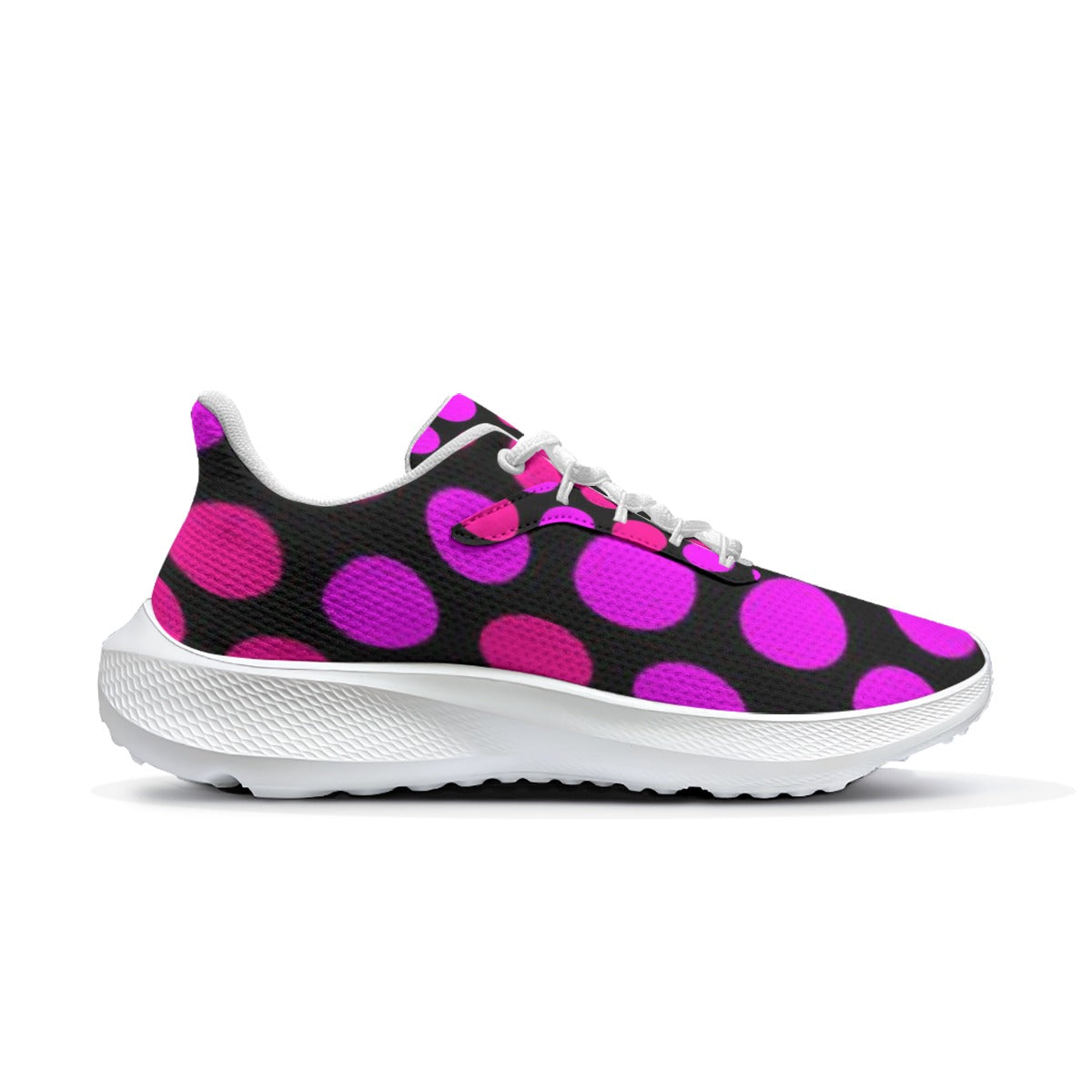 Women's HOT PINK LADY BUG DESIGN Road Running Shoes