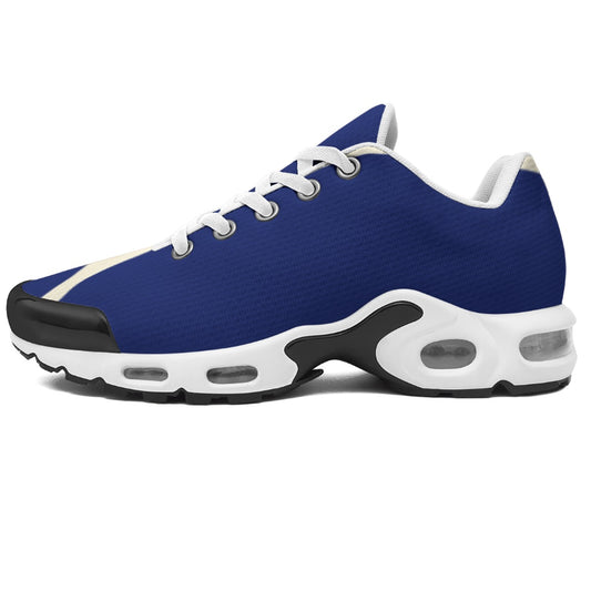 Men's  Blue & Cream Swirl Air Cushion Sports Shoes