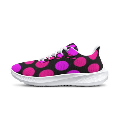 Women's HOT PINK LADY BUG DESIGN Road Running Shoes