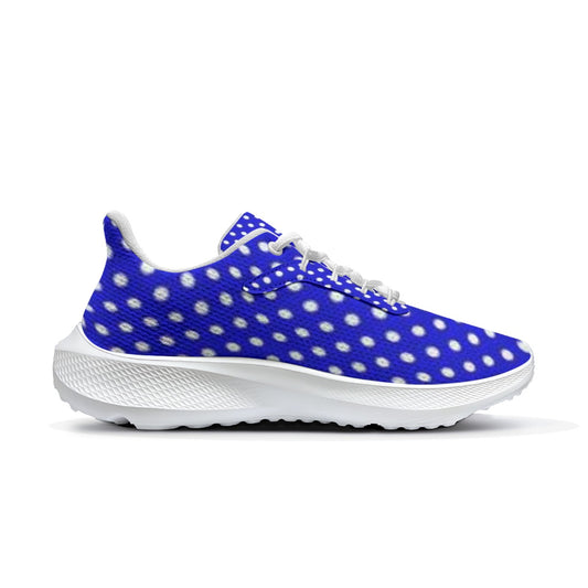 BLUE BERRY POLKA DOT DESIGN -Women's Road Running Shoes -Athletic Casual Shoes