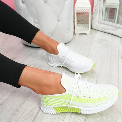 New Shoes Casual Fashion Breathable Running Sneakers Flying Shoes Women's Sports Shoes