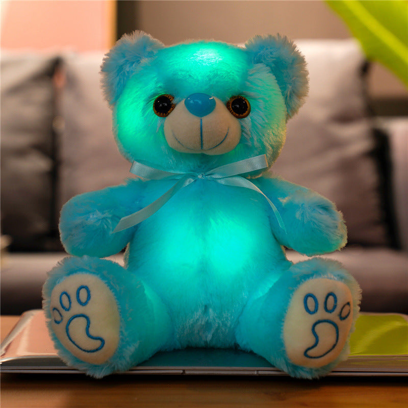 Luminous Sitting Ribbon Sleeping Doll Pillow Plush Pillow