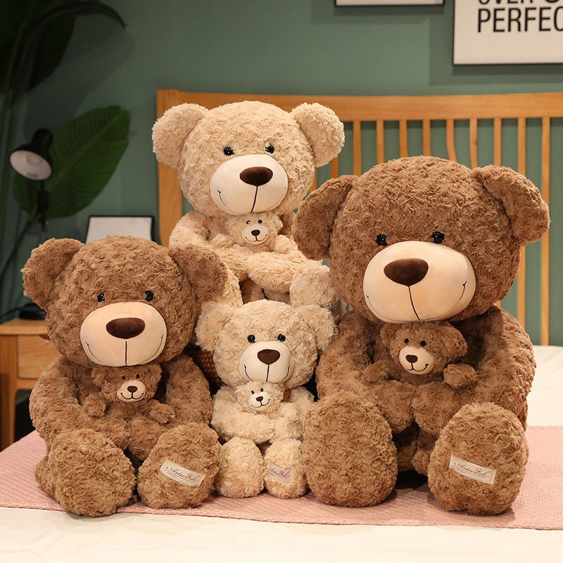 Teddy Bears   Mother And Child Bear Cute Plush Pillow